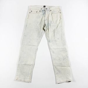 Gap mens light stone wash blue jeans slim fit size 32 x 30